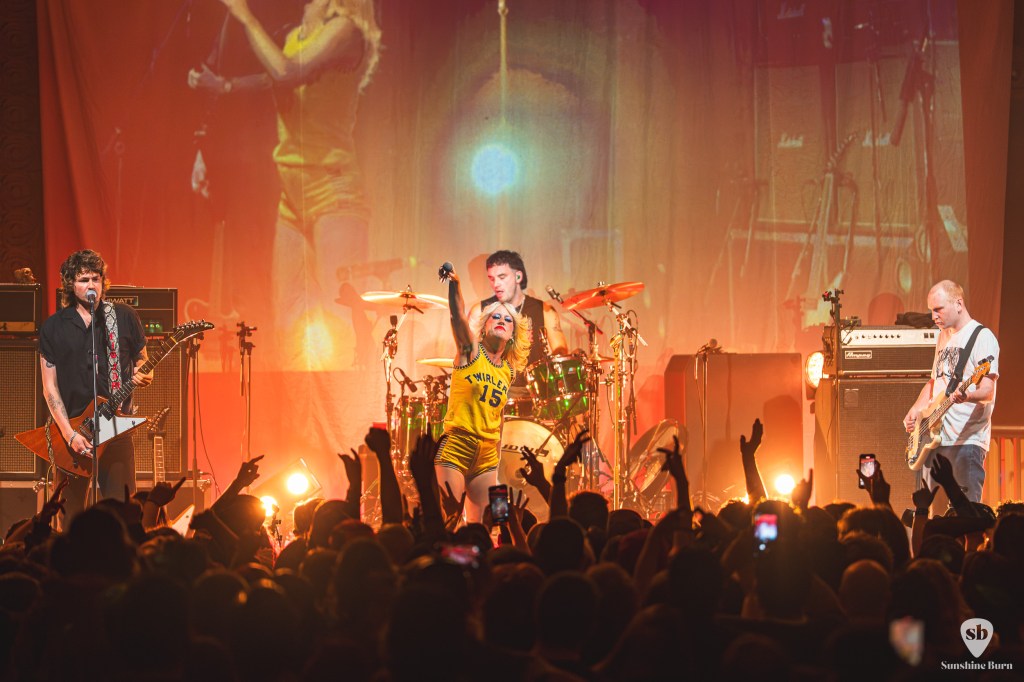 Amyl and the Sniffers - McMenamins Crystal Ballroom. Portland, OR. Photo by Tom Pacyk.
